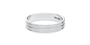 Alliance Jonc en Or blanc pour Homme