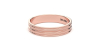 Alliance Jonc en Or rose pour Homme