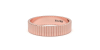 Alliance Homme Guillochée en or rose