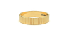 Alliance Homme Guillochée en or jaune