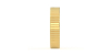 Alliance Homme Guillochée en or jaune