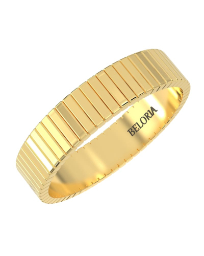 Alliance Homme Guillochée en or jaune