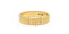 Alliance Homme Guillochée en or jaune