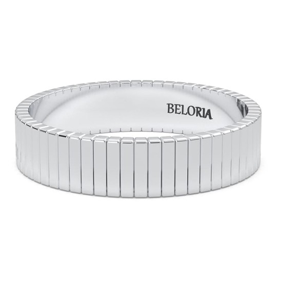 Alliance Homme Guillochée en or blanc