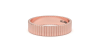 Alliance Homme Guillochée en or rose