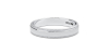 Alliance Homme Classique Perlée en or blanc