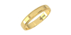 Alliance Homme Classique Perlée en or jaune