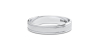 Alliance Homme sobre et affirmée en or blanc