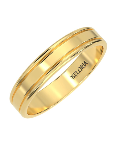 Alliance Homme sobre et affirmée en or jaune