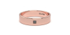 Alliance homme en or rose et Diamants Noir