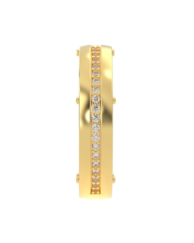 Alliance pour homme en Or jaune et Diamants