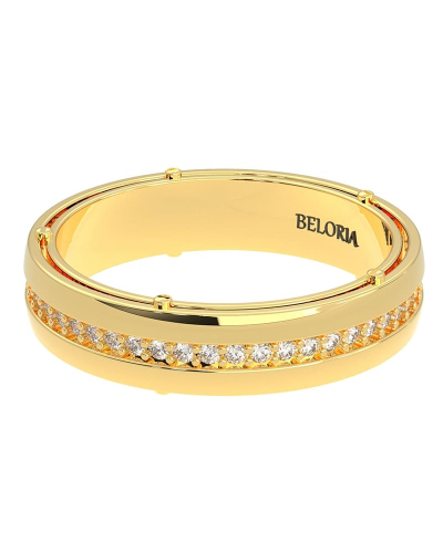 Alliance pour homme en Or jaune et Diamants