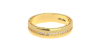 Alliance pour homme en Or jaune et Diamants