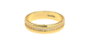 Alliance pour homme en Or jaune et Diamants