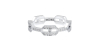 Alliance pour homme en Or blanc et Diamants