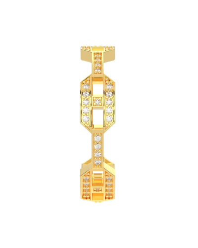 Alliance pour homme en Or jaune et Diamants