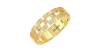 Alliance en Or jaune et Diamants
