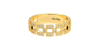 Alliance en Or jaune et Diamants
