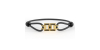 Bracelet Satin en Or jaune diamant noir