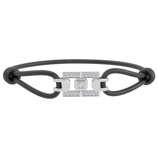 Bracelet Satin en Or blanc