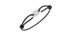 Bracelet Satin en Or blanc