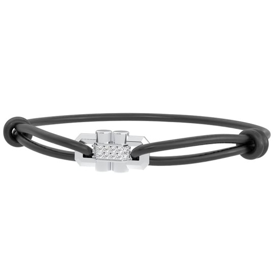 Bracelet Satin en Or blanc