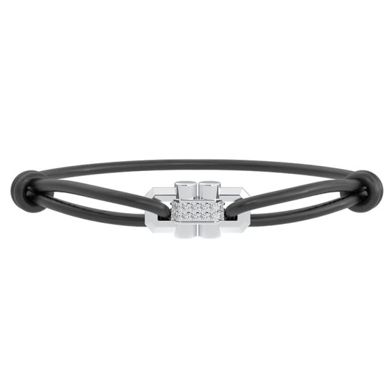 Bracelet Satin en Or blanc