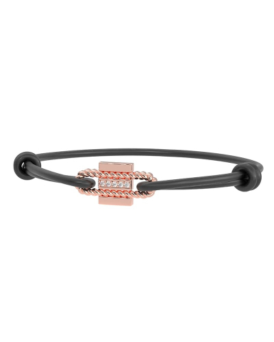 Bracelet Satin Diamants en Or