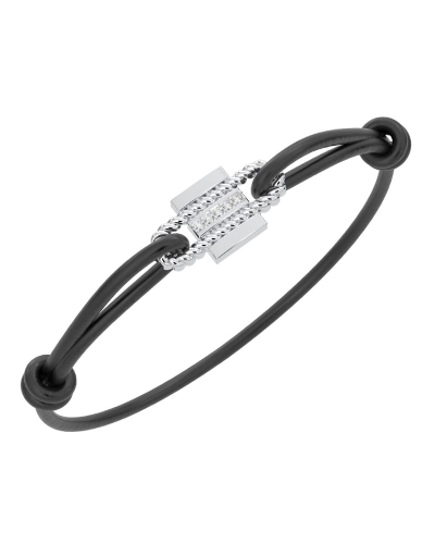 Bracelet Satin Diamants en Or
