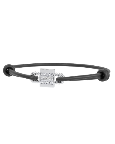 Bracelet Satin Diamants en Or