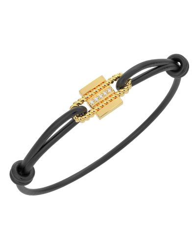 Bracelet Satin Diamants en Or