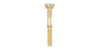Solitaire Accompagné Diamant Ovale en or jaune