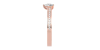 Solitaire Accompagné Diamant Poire en or rose