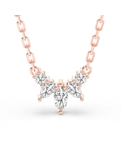 Collier Diamant en or rose 18K