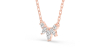 Collier Diamant en or rose 18K