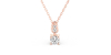 Collier en or rose avec des Diamants