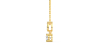 Collier en or jaune avec des Diamants