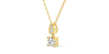 Collier en or jaune avec des Diamants