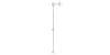 Boucles d'oreilles pendantes Diamants en or blanc