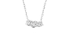 Collier de diamants en or blanc 18 k