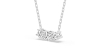 Collier de diamants en or blanc 18 k