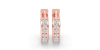 créoles serties de 12 diamants avec or rose