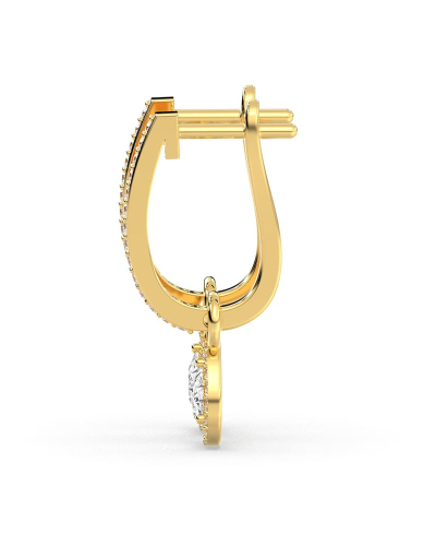 Boucles d'oreilles Dormeuses Diamants en or jaune