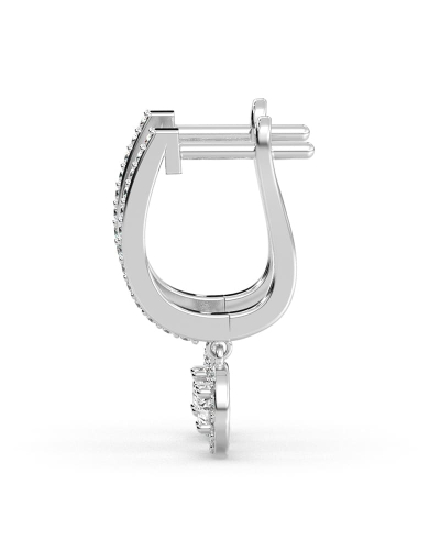 Boucles d'oreilles Dormeuses Diamants en or blanc