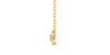 Collier fleurs diamants pour femme en or jaune