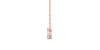Collier Diamant Poire et Rond en or rose