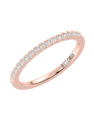 Alliance en or rose 18k