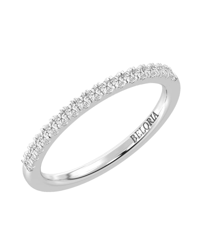 Alliance en or blanc 18k