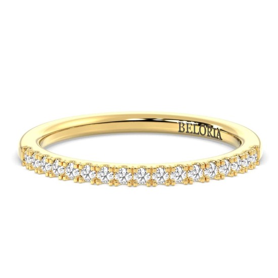 Alliance en or jaune 18k