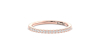 Alliance en or rose 18k